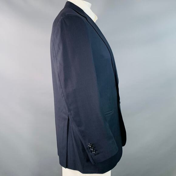 BRIONI Size 44 Regular Navy Wool Twill Notch Lapel Sport Coat - Picture 2 of 9